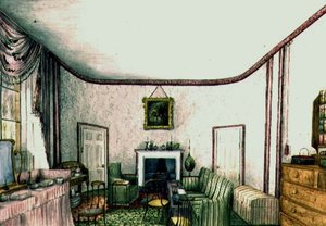 The Pink Room at Aynhoe by Lili Cartwright