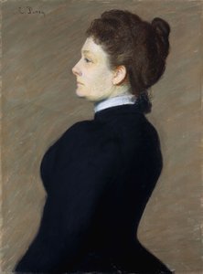 Lady in Black by Lilla Cabot Perry