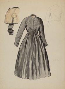 Quaker Dress, c. 1937 by Lillian Causey