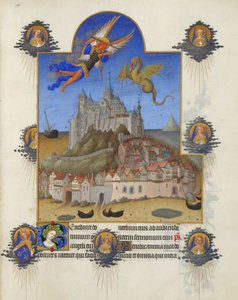 Très Riches Heures du Duc de Berry - The Mass of Saint Michael by Limbourg Brothers