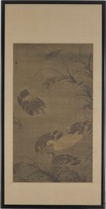 Swimming Geese by Lin Liang