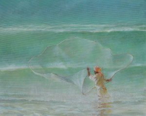 Lone Fisherman by Lincoln Seligman