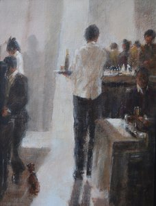 Piano Bar, Venice by Lincoln Seligman