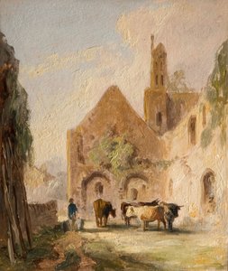 Kirkstall Abbey Ruins by Lines Family