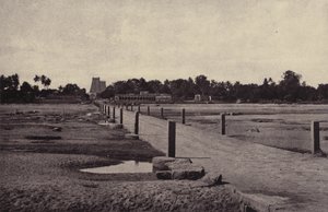 Madura: The Vygay River, with Causeway, across to Madura