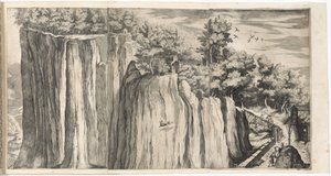 View of the Mountain of La Verna from the Road of Casentino (plate A)