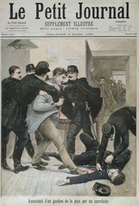 Assassination of a Policeman by an Anarchist, cover illustration of 