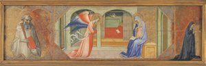 St. Benedict - The Annunciation - A Kneeling Nun by Lippo di Andrea