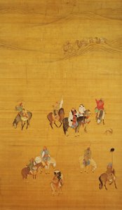 Kublai Khan Hunting, Yuan Dynasty