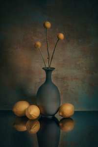 Rustic Lemon Still Life