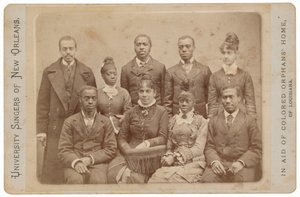 University Singers of New Orleans, c. 1879 by Llewellyn A. Sawyer