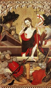 The Resurrection by Lluís Borrassà