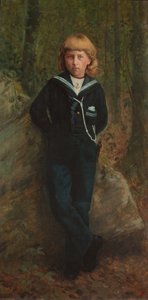 Portrait of Albert I at the Age of Seven by Leo Malempre