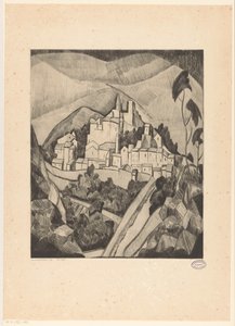 Les Angles I by Lodewijk Schelfhout (signed by artist)