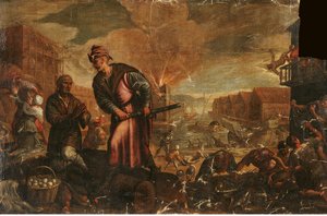 Levantines Sacking a Mediterranean Port