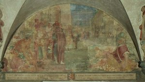 St. Antoninus Raises a Youth of the Filicaia Family from the Dead by Lodovico Buti