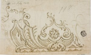 Decorative Design by Lodovico Carracci