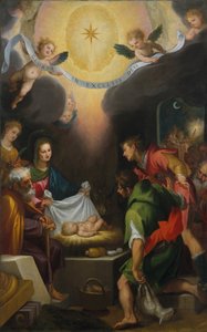 The Adoration of the Shepherds with Saint Catherine of Alexandria by Lodovico Cigoli
