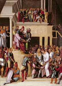 Christ Before Pilate by Lodovico Mazzolino