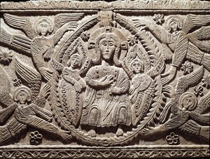 Christ in Glory, Low Relief from the Altar of Duke Rachis