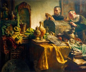 Visit to the Art Dealer by Léon Brunin de Meutter