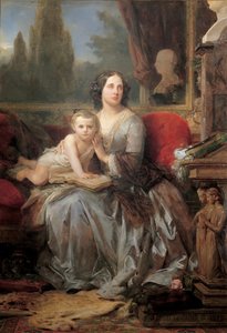 Maria Brignole-Sale, Duchess of Galliera, with her son Filippo by Léon Cogniet