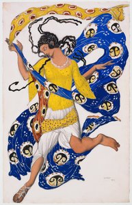 The Butterfly (Costume Design for Anna Pavlova) by Léon Nikolaievitch Bakst