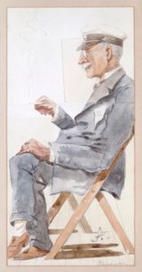 Portrait of Windham, 4th Earl of Dunraven, early 20th century by Lord Arnold Albermarle