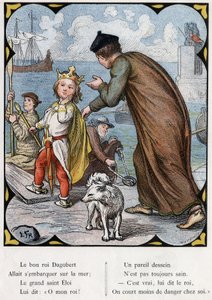 Illustration by Lorenz Frolich (1820-1908) for the popular song 