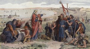 Thyra Dannebod Ordering the Building of the Danevirke