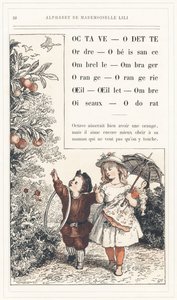 Alphabet of Mademoiselle Lili, by L. Froelich and by a Dad. Bibliotheque & Magasin d