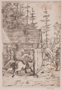 The Bear as a Rider by Lorenz Frølich