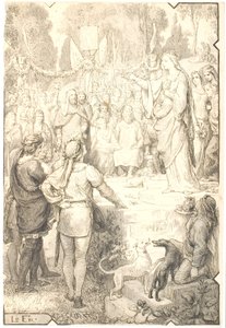 The Court of Love in Narbonne by Lorenz Frølich