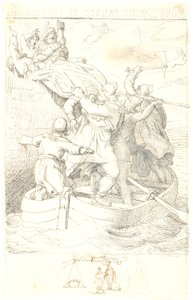 King Svend Captured by Jomsvikings by Lorenz Frølich