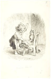 Little Girl Spanking Her Doll