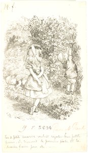 Two Small Boys Offering Fruit to a Little Girl