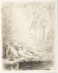 Draft for the Bachelor’s Nightcap by Lorenz Frølich