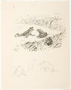 Draft for Illustration for The Dung Beetle by Lorenz Frølich