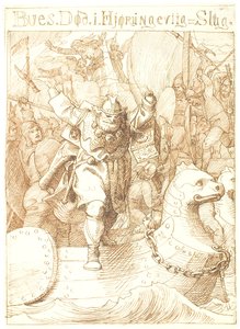 Death of Bue by Lorenz Frølich