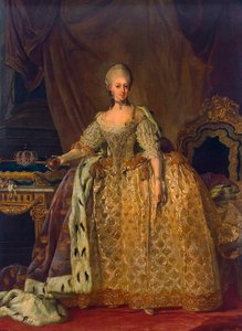 Portrait of Sophia Magdalen of Brandenburg-Kulmbach by Lorenz Pasch the Younger