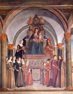 Madonna and Child with Angels by Lorenzo Costa