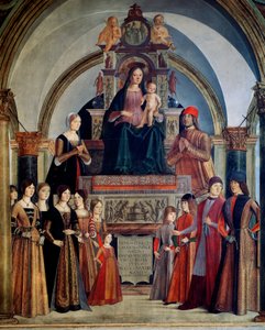 The Virgin of the Bentivoglio by Lorenzo Costa