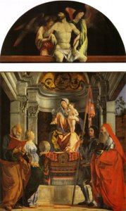 Santa Cristina al Tiverone Altarpiece by Lorenzo Lotto