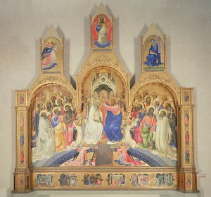 Coronation of the Virgin by Lorenzo Monaco