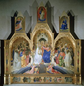 The Coronation of the Virgin by Lorenzo Monaco