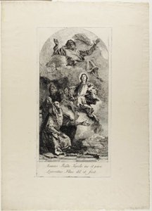 Saint Anne and Saint Joachim Offering the Virgin Mary as a Child to the Eternal Father