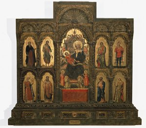 Madonna and Child with Saints by Lorenzo Veneziano