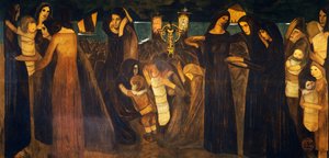 The blessing of dead at sea by Lorenzo Viani