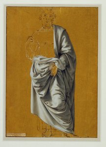 Study of Drapery for the Figure of Saint Bartholomew