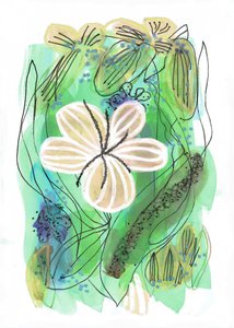 Abstract Floral Garden